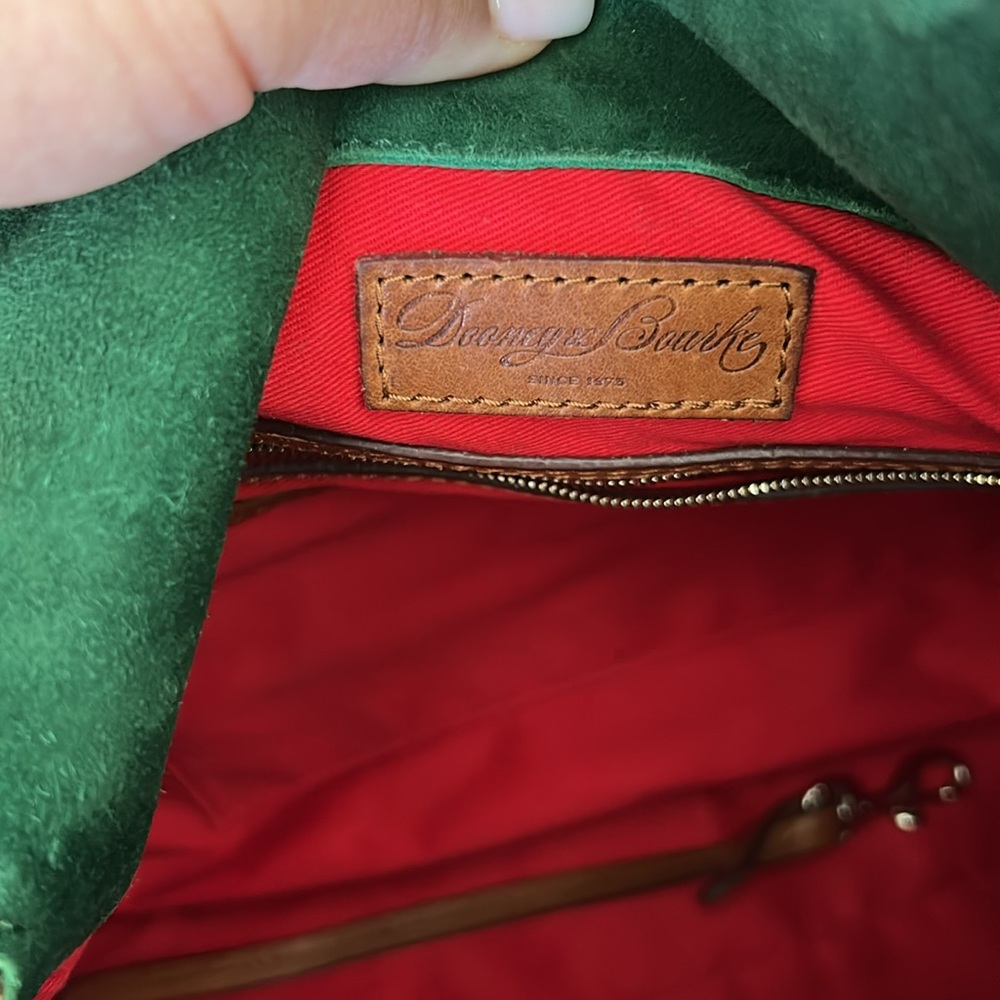 Dooney & Burke Elegant Brown Leather Handbag - Picture 14 of 17